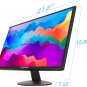 24" Thin 75Hz 1080p LED Monitor 2x HDMI VGA Build-in Speakers