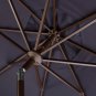 Venice 9-foot Crank Navy and White Outdoor Umbrella