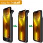 Battery Case for iPhone 13 Pro Max(6.7 inch), 7000mAh Qi Wireless