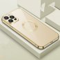 Phone Case For IPhone 12-14 Series Electroplated Tpu Glass Lens