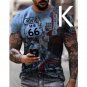 Motorcycle T-shirt Men 3D HQ Printing