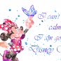 Minnie Mouse Baby Disney Set print, poster watercolor nursery room decor Digital files