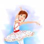 Digital files, Ballerina Disney Set print, poster watercolor nursery room home decor,