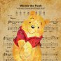 Digital files, Winnie the Pooh Disney Set print, poster watercolor nursery room home decor,