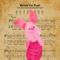 Digital files, Winnie the Pooh Disney Set print, poster watercolor nursery room home decor,