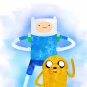 Digital files, Adventure Time with Finn & Jake Set print, poster watercolor nursery room