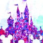 Digital files, Cinderella Castle Disney Set print, poster watercolor nursery room home decor