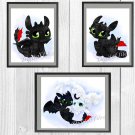 Digital files, How to Train Your Dragon Disney Set print, poster watercolor nursery room home decor