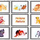 Digital files, Lion King Simba Disney print, baby poster watercolor nursery room home decor
