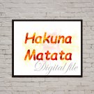 Digital files, Lion King Simba Disney print, baby poster watercolor nursery room home decor