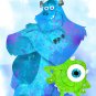 Digital files, Monsters, Inc Disney print, baby poster watercolor nursery room home decor