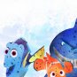 Digital files, Finding Nemo Disney Set print, poster watercolor nursery room home decor
