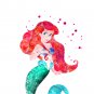 Digital files, Little Mermaid Ariel Disney Set print, poster watercolor nursery room home decor