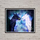 Digital files, How to Train Your Dragon Disney Set print, poster watercolor nursery room home decor