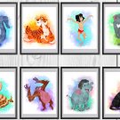 Digital files, Jungle Book Disney Mowgli Set print, poster watercolor nursery room home decor
