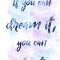 Digital files, Walt Disney Quotes Set print, poster watercolor nursery room home decor