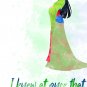 Digital files, Disney Princess Quotes Set print, poster watercolor nursery room home decor