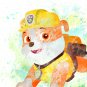 Digital files, PAW Patrol Set print, poster watercolor nursery room home decor