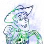Digital files, Toy Story Set print, Buzz poster watercolor nursery room decor room