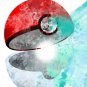 Digital files, Pokemon Pokeball Set print, poster watercolor nursery room home decor