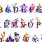 Digital files, Disney Alphabet Set print, poster watercolor nursery room home decor