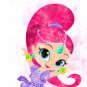 Digital files, Shimmer and Shine Set print, poster watercolor nursery room home decor,