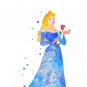 Digital files, Disney Princes Avrora Set print, poster watercolor nursery room home decor