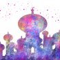 Digital files, Disney Agroba Aladdin Set print, poster watercolor nursery room home decor