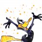 Digital files, Daffy Duck Disney Set print, poster watercolor nursery room home decor
