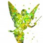 Digital files, Peter Pan Tinker Bell Disney Set print, poster watercolor nursery room home decor