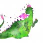 Digital files, Pete's Dragon Disney Set print, poster watercolor nursery room home decor