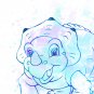 Digital files, Land Before Time Cera Disney Set print, poster watercolor nursery room home decor