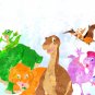 Digital files, Land Before Time Disney Set print, poster watercolor nursery room home decor