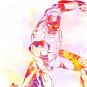 Digital files, Iron Man Superhero Set print, poster watercolor nursery room home decor