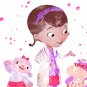 Digital files, Doc McStuffins Disney Set print, poster watercolor nursery room home decor