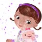 Digital files, Doc McStuffins Disney Set print, poster watercolor nursery room home decor