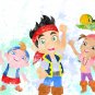 Digital files, Jake and the Never Land Pirates Disney print, poster watercolor nursery room decor