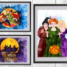 Digital files, Hocus Pocus Disney print, baby poster watercolor nursery room home decor