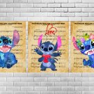 Digital files, Lilo & Stitch Disney Set print, poster watercolor nursery room home decor