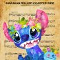 Digital files, Lilo & Stitch Disney Set print, poster watercolor nursery room home decor