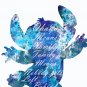 Digital files, Lilo & Stitch Disney Set print, poster watercolor nursery room home decor