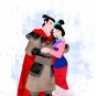Digital files, Mulan Mushu set Disney print, baby poster watercolor nursery room home decor