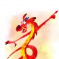 Digital files, Mulan Mushu set Disney print, baby poster watercolor nursery room home decor