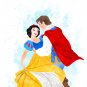 Digital files, Princesses Princes Disney print, Arielle Belle poster watercolor nursery room decor