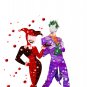 Digital files, Harley Quinn Joker Superheroes DC Set print, poster watercolor nursery room decor