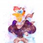 Digital files, Scrooge McDuck DuckTales set Disney print, poster watercolor nursery room decor
