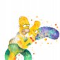 Digital files, Simpsons Set print, poster watercolor nursery room decor