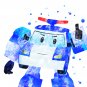 Digital files, Robocar Poli Set print, poster watercolor nursery room home decor