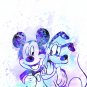 Digital files, Pluto Mickey Mouse Disney Set print, poster watercolor nursery room decor