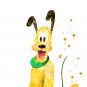 Digital files, Pluto Mickey Mouse Disney Set print, poster watercolor nursery room decor